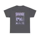 Savage Smile Tee - Casual Streetwear Unisex Heavy Cotton T-shirt