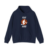 Play Hard Basketball Hoodie | Unisex Heavy Blend Sweatshirt, Sports Gift, Activewear, Gym Hoodie, Casual Wear