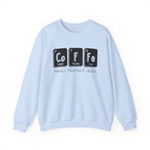Coffee Elements Crewneck Sweatshirt - Cozy Coffee Lover Gift, Science Pullover, Unisex Casual Apparel, Coffee Gift idea, Coffee Theme
