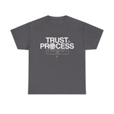 Trust the Process Unisex Heavy Cotton Tee, Motivational Shirt, Inspirational Gift, Casual Wear, Comfortable Everyday Tee