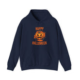 Halloween Pumpkin Hoodie, Fall Sweatshirt, Unisex Cozy Pullover for Halloween, Trick or Treat Gift, Spooky Season Apparel