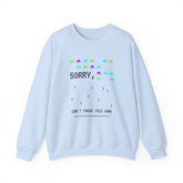 Gaming Humor Sweatshirt, Unisex Crewneck, Video Game Apparel, Casual Wear, Perfect for Gamers