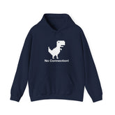 Dinosaurs & Connectivity Sweatshirt, Unisex Hoodie, Funny Graphic Hoodie, Gamer Gift, Internet Humor Fashion, Cozy and Fun
