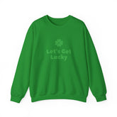 St Patrick's Day Unisex Heavy Blend™ Crewneck Sweatshirt, Let's Get Lucky