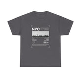 NYC Graphic Tee, Unisex Cotton T-Shirt for City Lovers, Travel Souvenir, Casual Wear, Streetwear Style Fashion