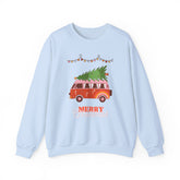Festive Christmas Sweatshirt, Cozy Holiday Vibes, Perfect for Family Gatherings, Christmas Parties, and Winter Celebrations, Unisex Gift