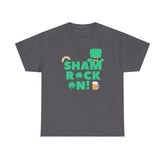 Shamrock Tee, St Patrick's Day Shirt, Unisex Heavy Cotton Tee, Irish Pride Apparel, Funny Holiday Top, Green Festival T-Shirt - St Paddy's