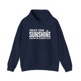 Motivational Sunshine Hoodie, Cozy Sweatshirt, Gift for Friends, Positive Vibes Apparel, Inspirational Clothing