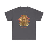 Cozy Autumn Bear Tee, Perfect for Fall Celebrations, Casual Wear, Unisex Cotton T-Shirt, Cute Autumn Apparel