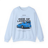 Ride of Legends Unisex Heavy Blend™ Crewneck Sweatshirt, Casual Car Sweatshirt