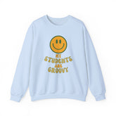 Groovy Student Sweatshirt for Teachers, Unisex Crewneck, Gift for Educators, Classroom Apparel, Funny Teacher Sweatshirt