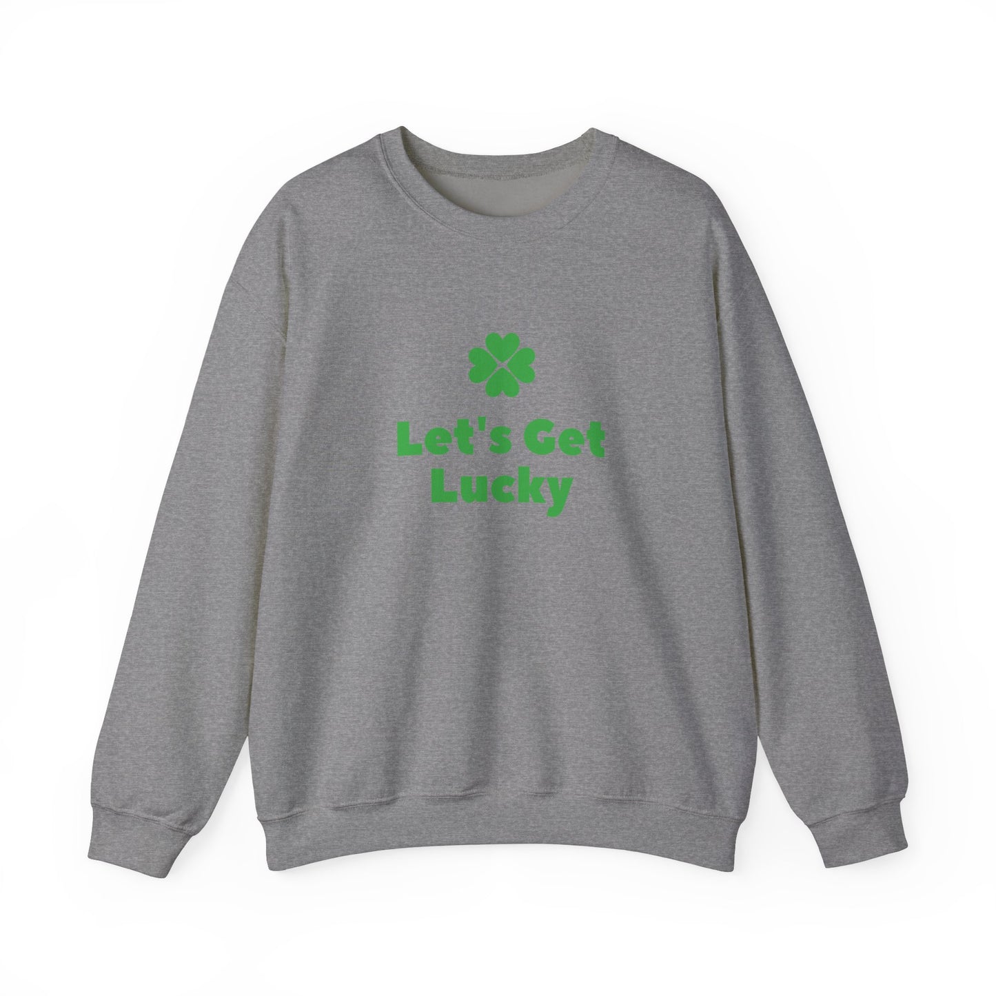 St Patrick's Day Unisex Heavy Blend™ Crewneck Sweatshirt, Let's Get Lucky