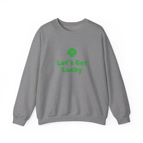 St Patrick's Day Unisex Heavy Blend™ Crewneck Sweatshirt, Let's Get Lucky