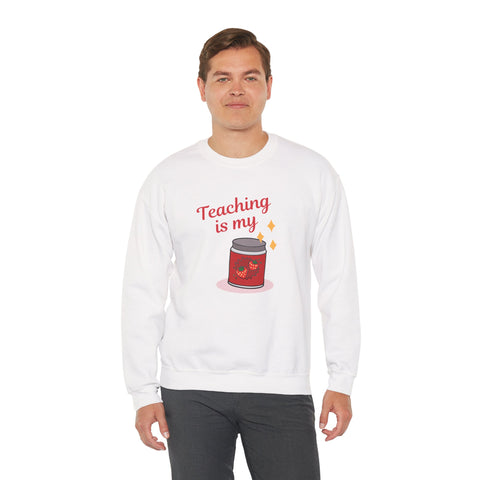 Teaching is My Passion Crewneck Sweatshirt, Gift for Teachers, Education Apparel, Cute Teacher Sweatshirt, Back to School Outfit