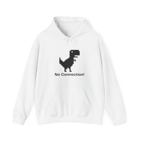 Dinosaurs & Connectivity Sweatshirt, Unisex Hoodie, Funny Graphic Hoodie, Gamer Gift, Internet Humor Fashion, Cozy and Fun