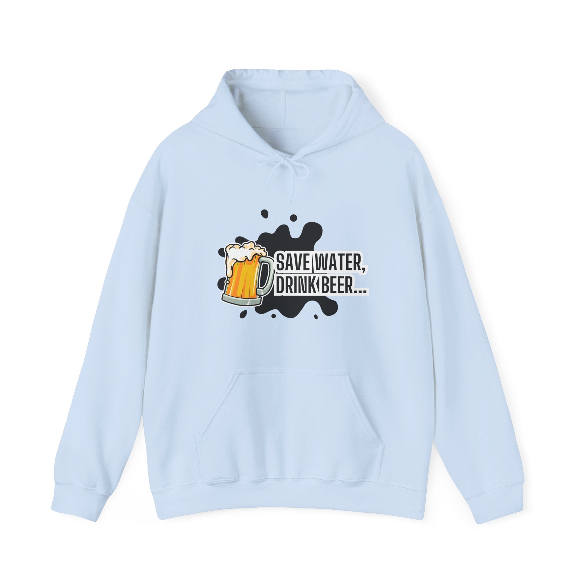 Save Water Drink Beer Hoodie, Funny Sweatshirt for Beer Lovers, Perfect Gift for Dad, Birthday, Casual Wear, Cozy Apparel