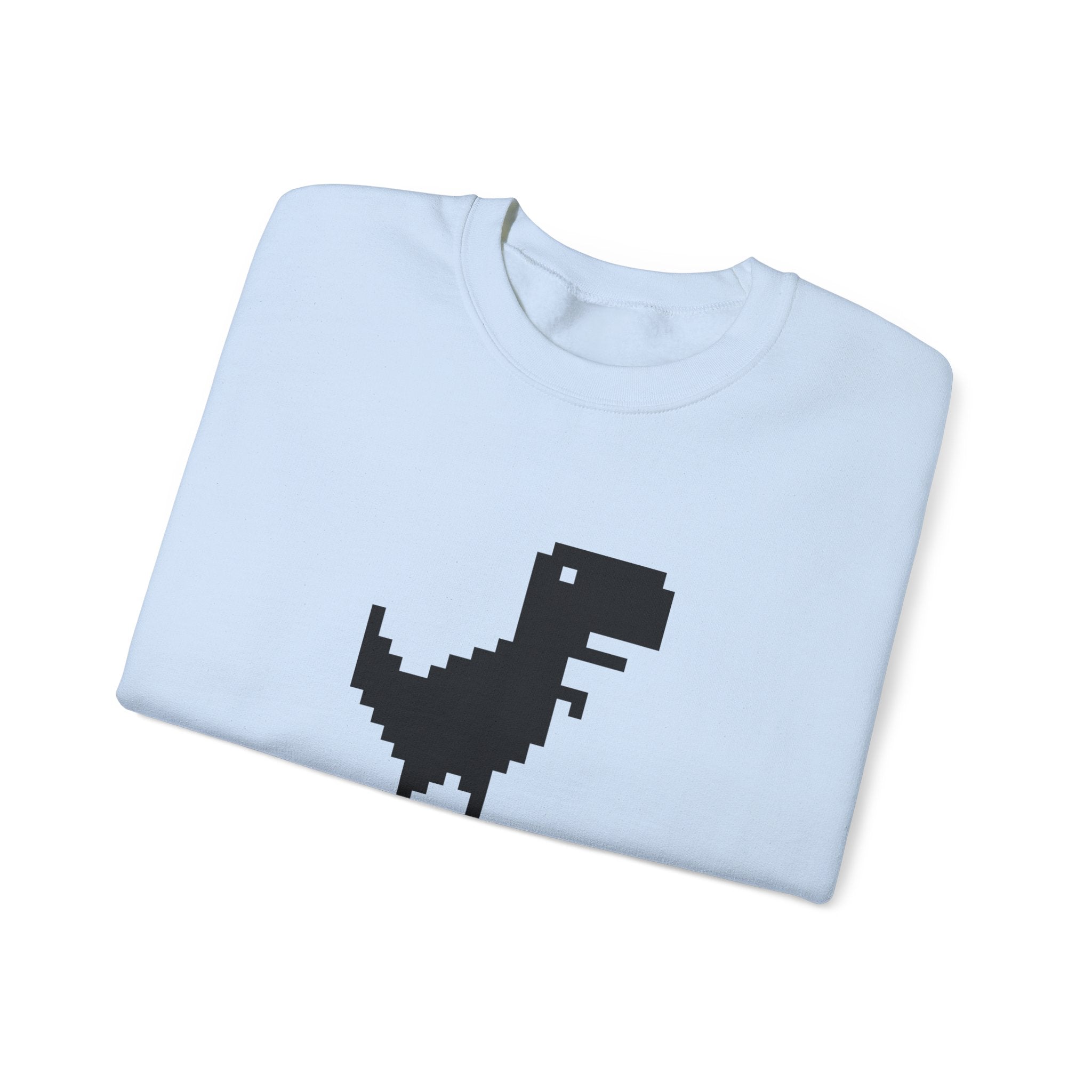 Funny Dinosaur No Connection Sweatshirt, Unisex Crewneck, Gamers Gift, Perfect for Tech Lovers and Online Students, Birthday Gift, Everyday