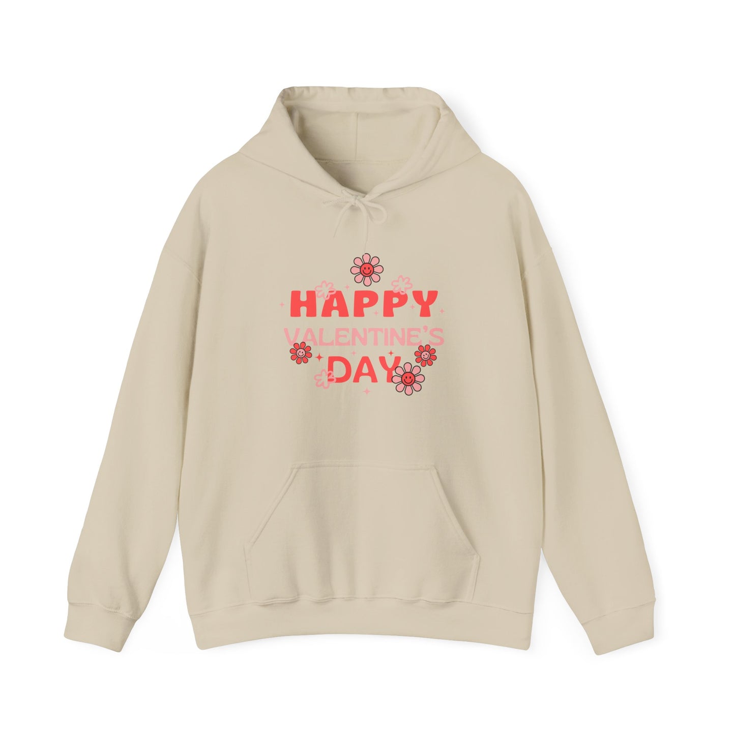 Happy Valentine's Day Hoodie - Cute Unisex Sweatshirt, Romantic Gift, Cozy Style, Valentine's Outfit, Love Celebration