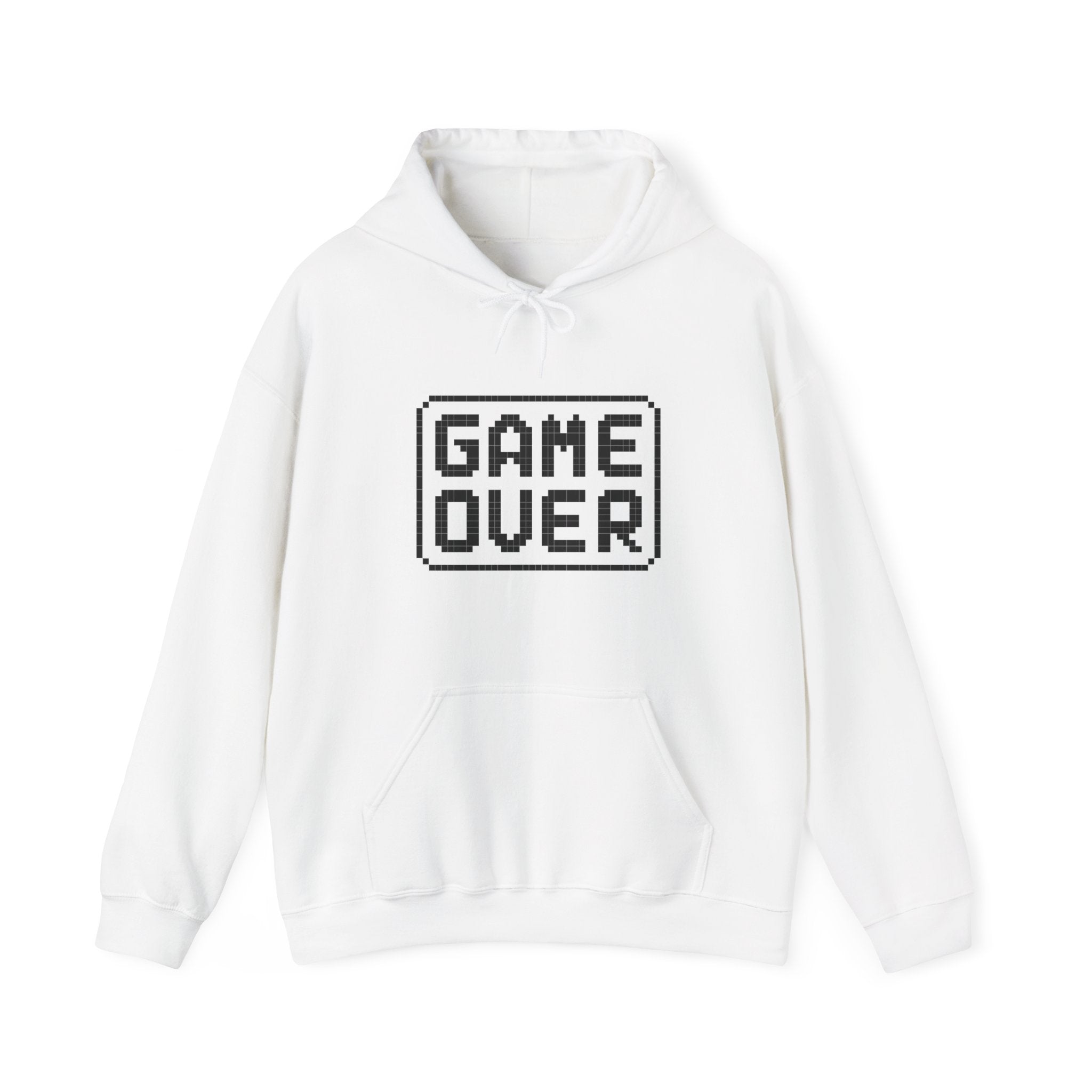Game Over Hoodie, Unisex Gaming Sweatshirt, Funny Gift for Gamers, Cozy Casual Wear