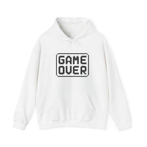 Game Over Hoodie, Unisex Gaming Sweatshirt, Funny Gift for Gamers, Cozy Casual Wear