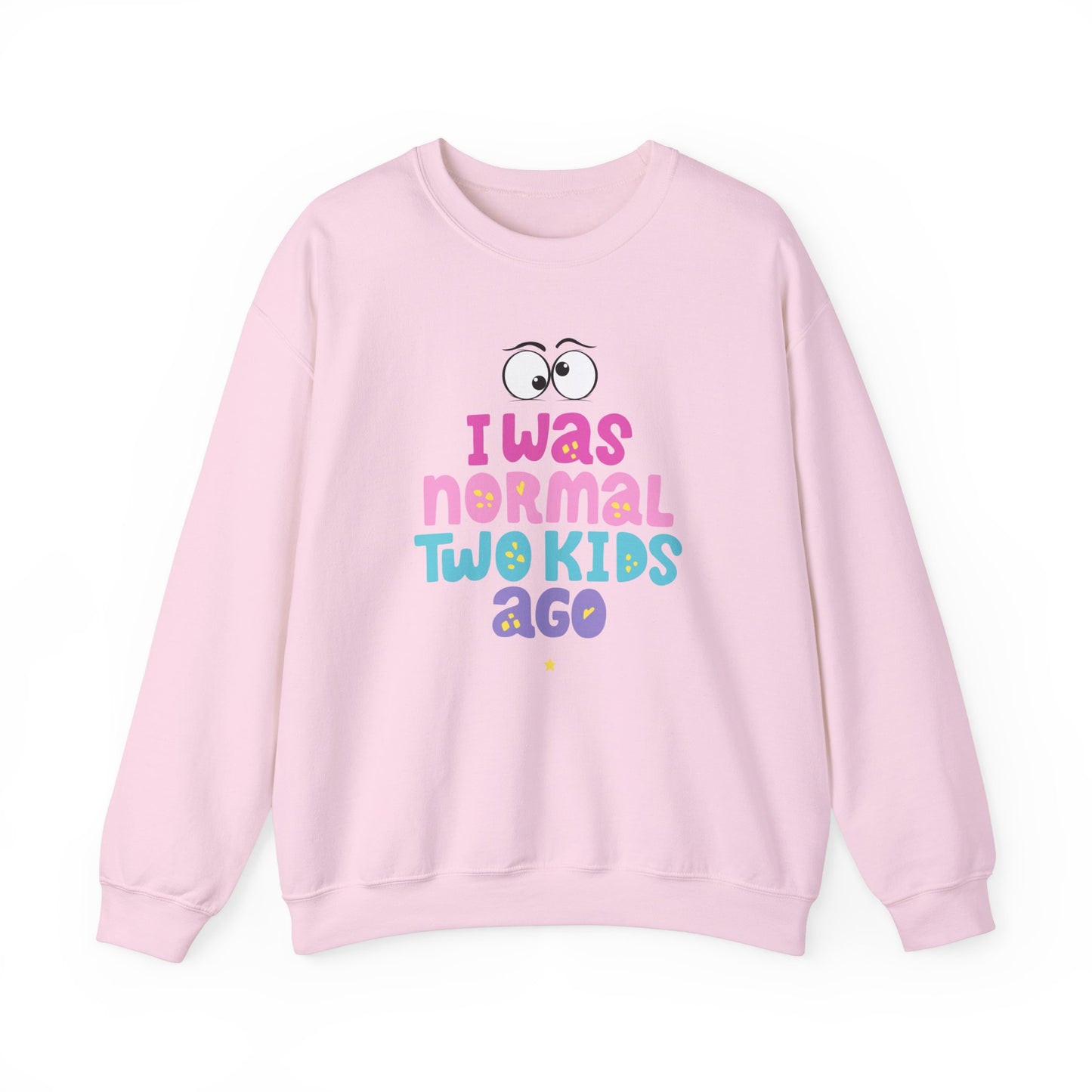 Funny 'I Was Normal Two Kids Ago' Unisex Sweatshirt, Perfect for Moms, Gift for Parents, Parenting Humor, Cozy Wear, Family Events