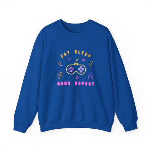 Gamer Crewneck Sweatshirt, Unisex Sweatshirt, Gaming Apparel, Casual Wear, Gifts for Gamers, Game Night Fashion