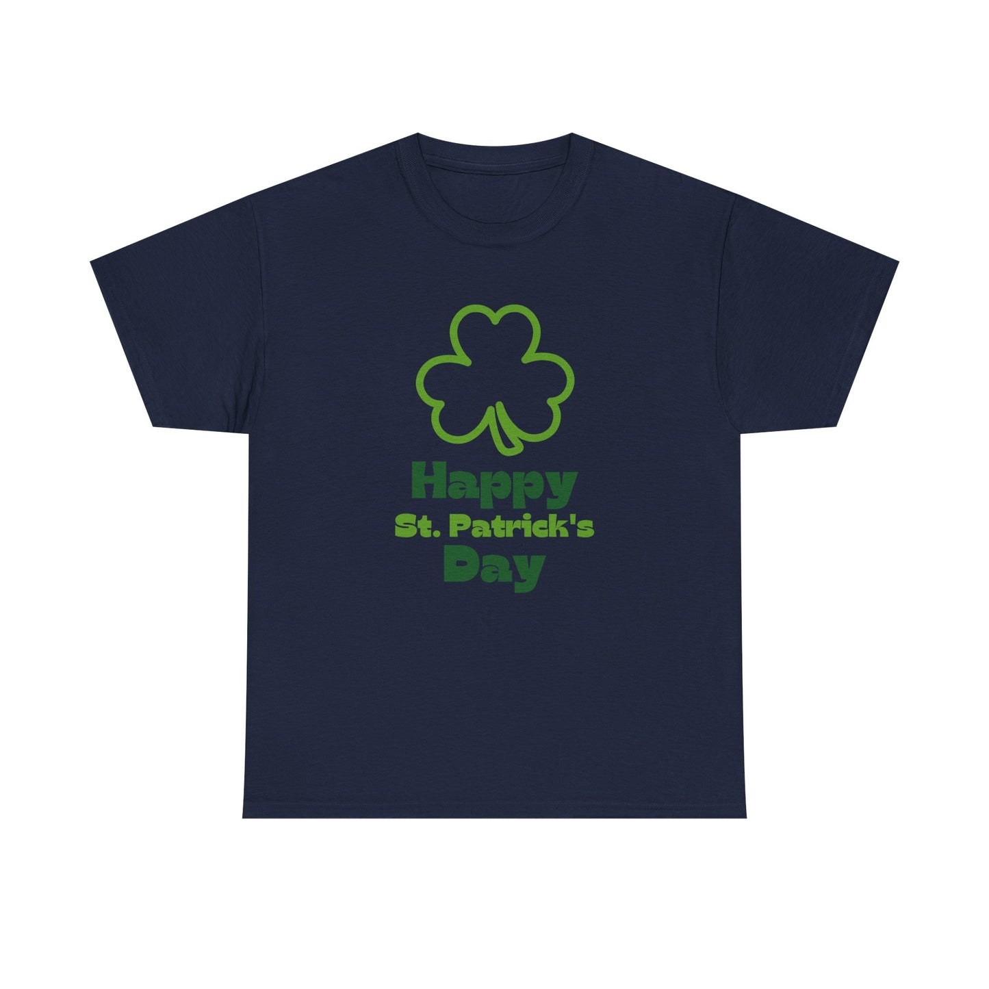 St Patrick's Day Unisex Tee, Green Clover Design, Fun Party Outfit, Gift Idea. Casual Wear Shirt