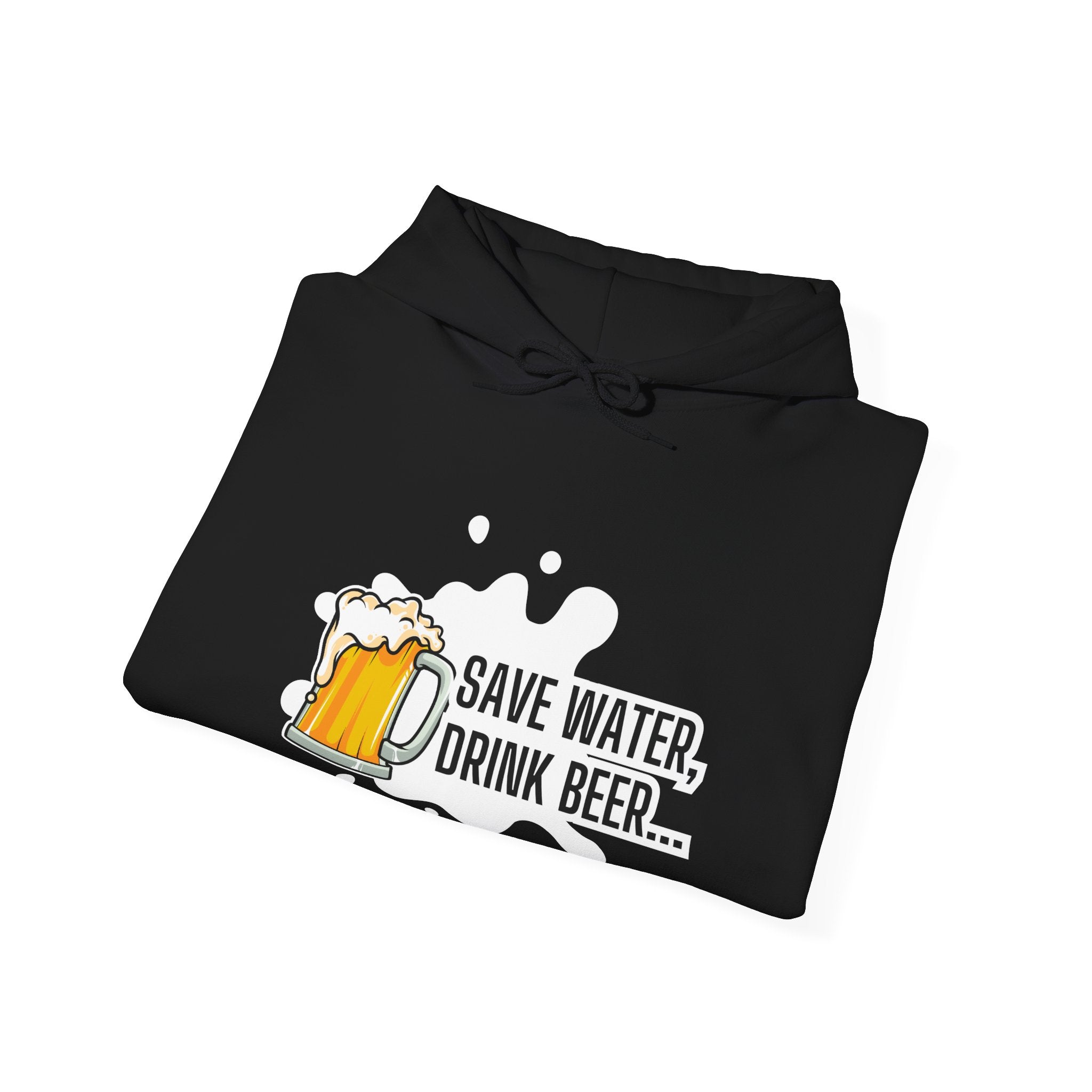 Save Water Drink Beer Hoodie, Funny Sweatshirt for Beer Lovers, Perfect Gift for Dad, Birthday, Casual Wear, Cozy Apparel