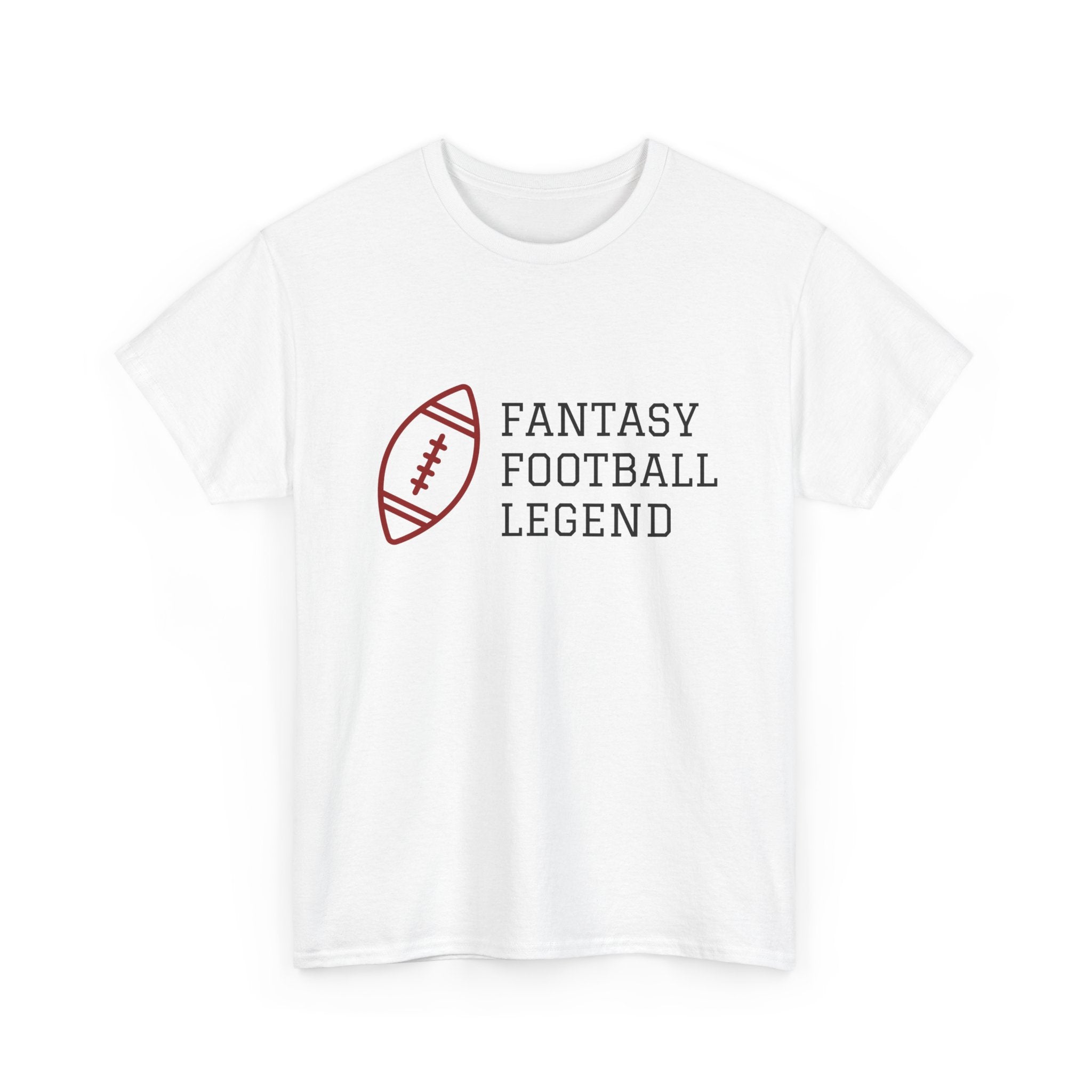 Fantasy Football Legend Unisex Heavy Cotton Tee, Gift for Football Fans, Sportswear, Casual Tee, Football Season Apparel