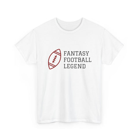 Fantasy Football Legend Unisex Heavy Cotton Tee, Gift for Football Fans, Sportswear, Casual Tee, Football Season Apparel