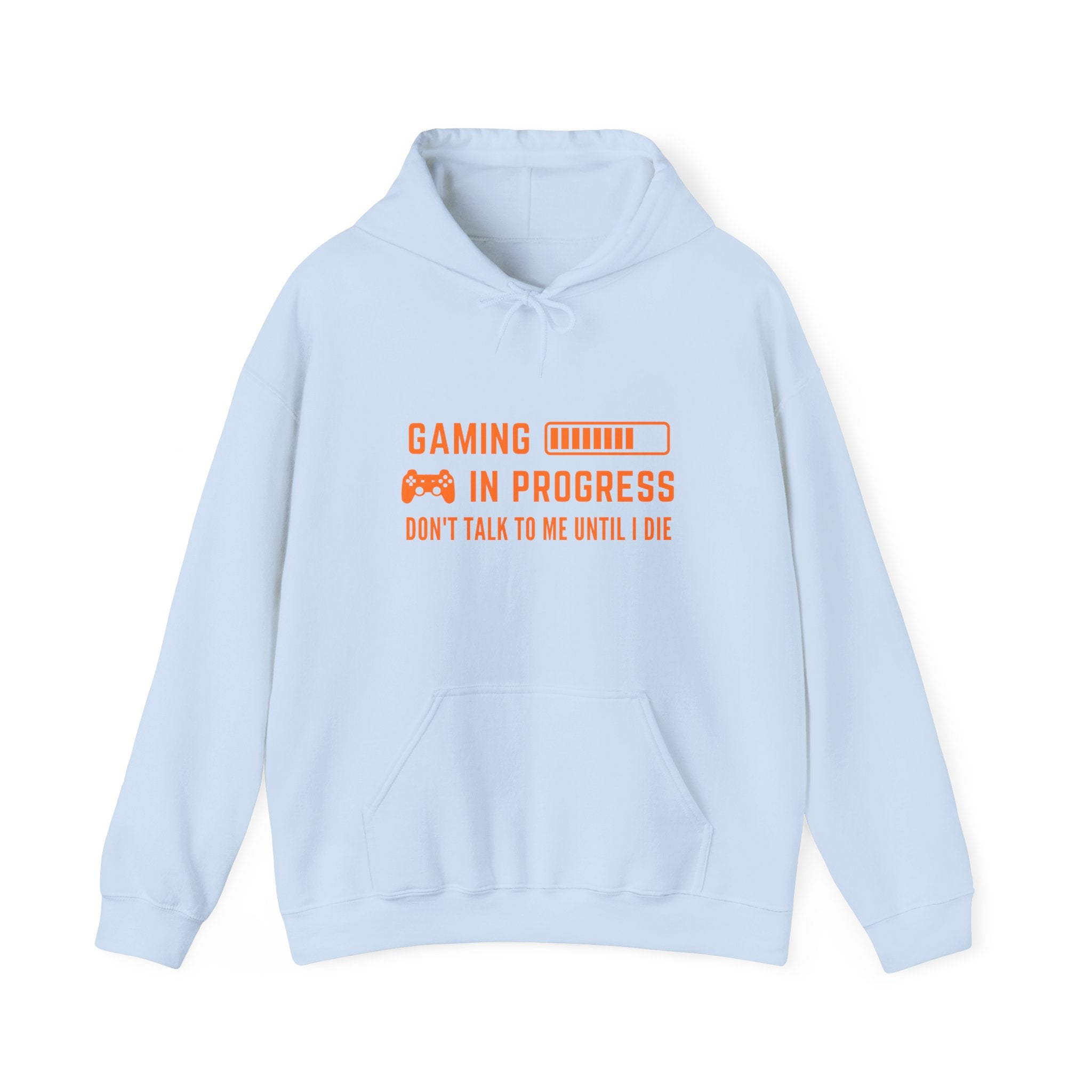 Gaming in Progress Hoodie, Unisex Gaming Sweatshirt, Funny Gamer Gift, Video Game Apparel, Gaming Merchandise, Cool Hoodie for Gamers