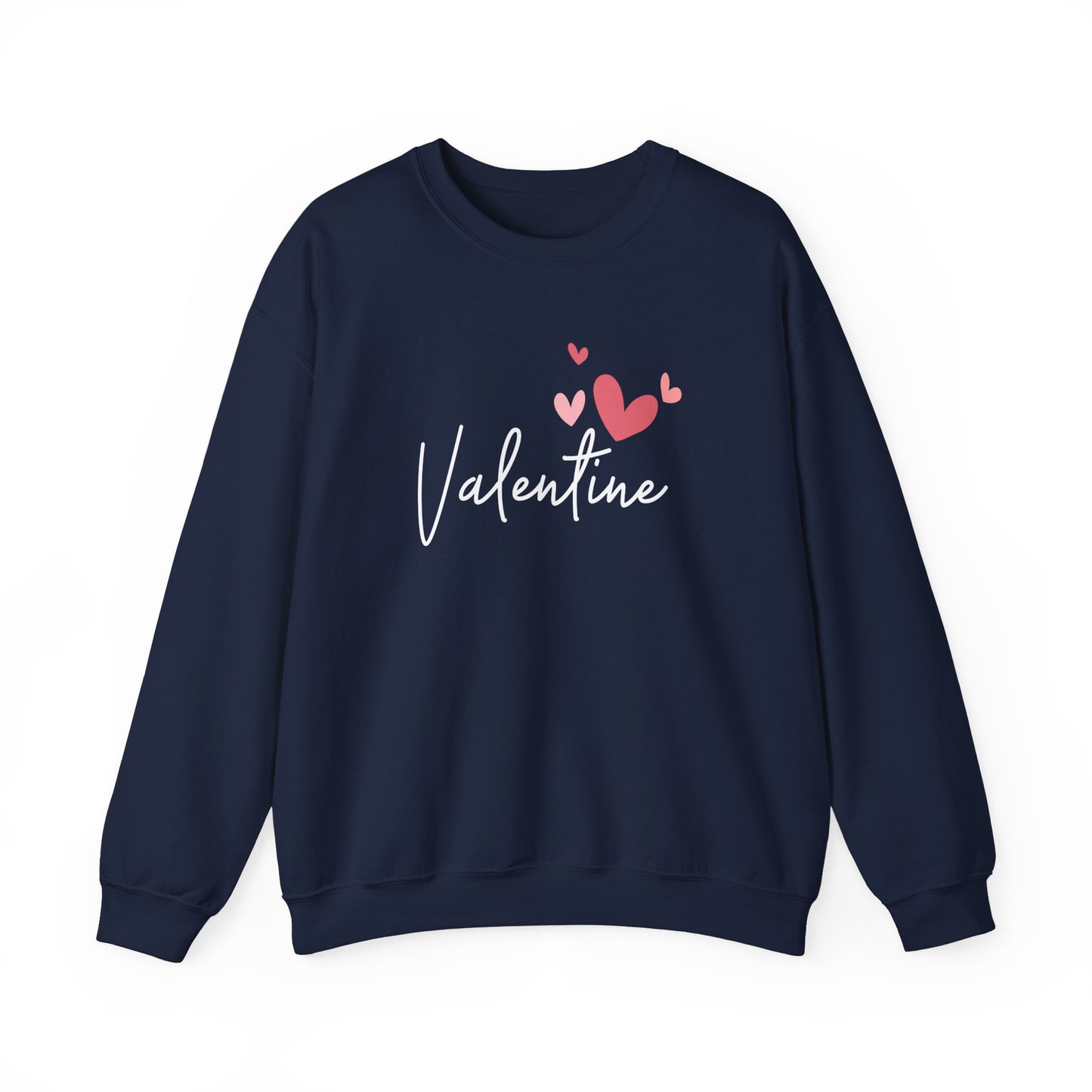 Valentine's Day Crewneck Sweatshirt, Love Sweatshirt, Valentine's Gift for Him/Her, Cozy Casual Wear, Heart Sweatshirt, Unisex Sweatshirt,