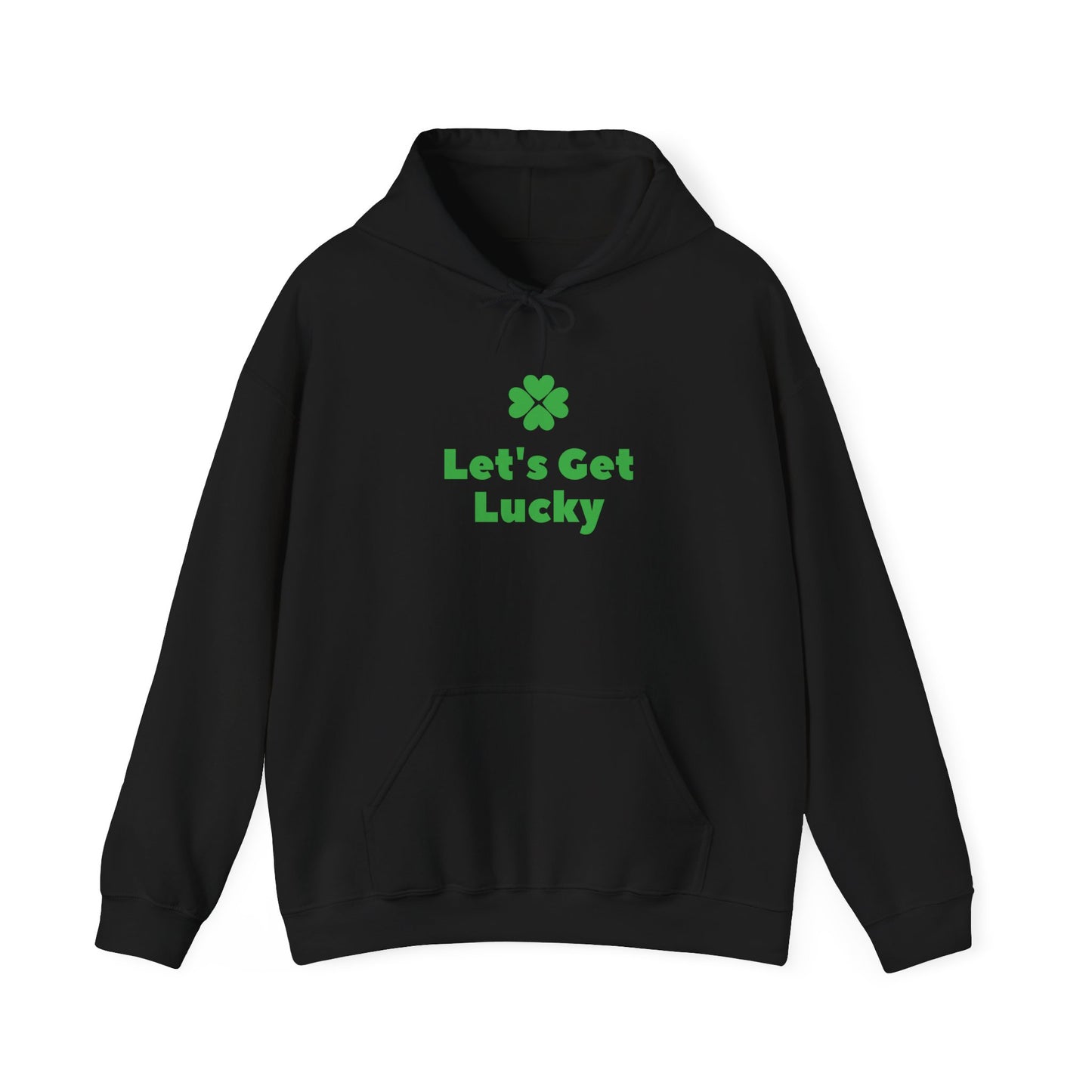 Lucky Charm Hoodie, St Patrick's Day Gift, Unisex Sweatshirt, Cozy Casual Wear, Green Clover Apparel, Let's Get Lucky Sweatshirt