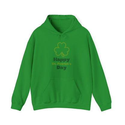 St Patrick's Day Hoodie - Cozy Irish Gift, Green Shamrock Design, Unisex Heavy Blend Sweatshirt, Holiday Apparel, St Paddy's Pullover