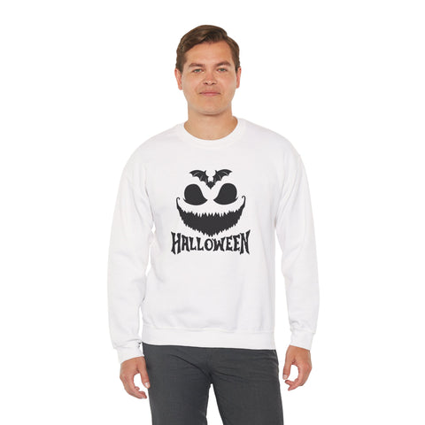 Halloween Spirit Crewneck Sweatshirt - Cozy Unisex Apparel for Fall Celebrations, Trick or Treating, Spooky Season