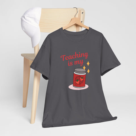Teaching is My Passion Unisex Heavy Cotton Tee, Perfect Gift for Teachers, Back to School, Appreciation Day, Casual Wear, Teaching Tee