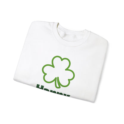 St Patrick's Day Sweatshirt, Cozy Crewneck for Celebrations, Unisex Holiday Apparel, Green Shamrock Design, Festive Clothing, Saint Paddy's