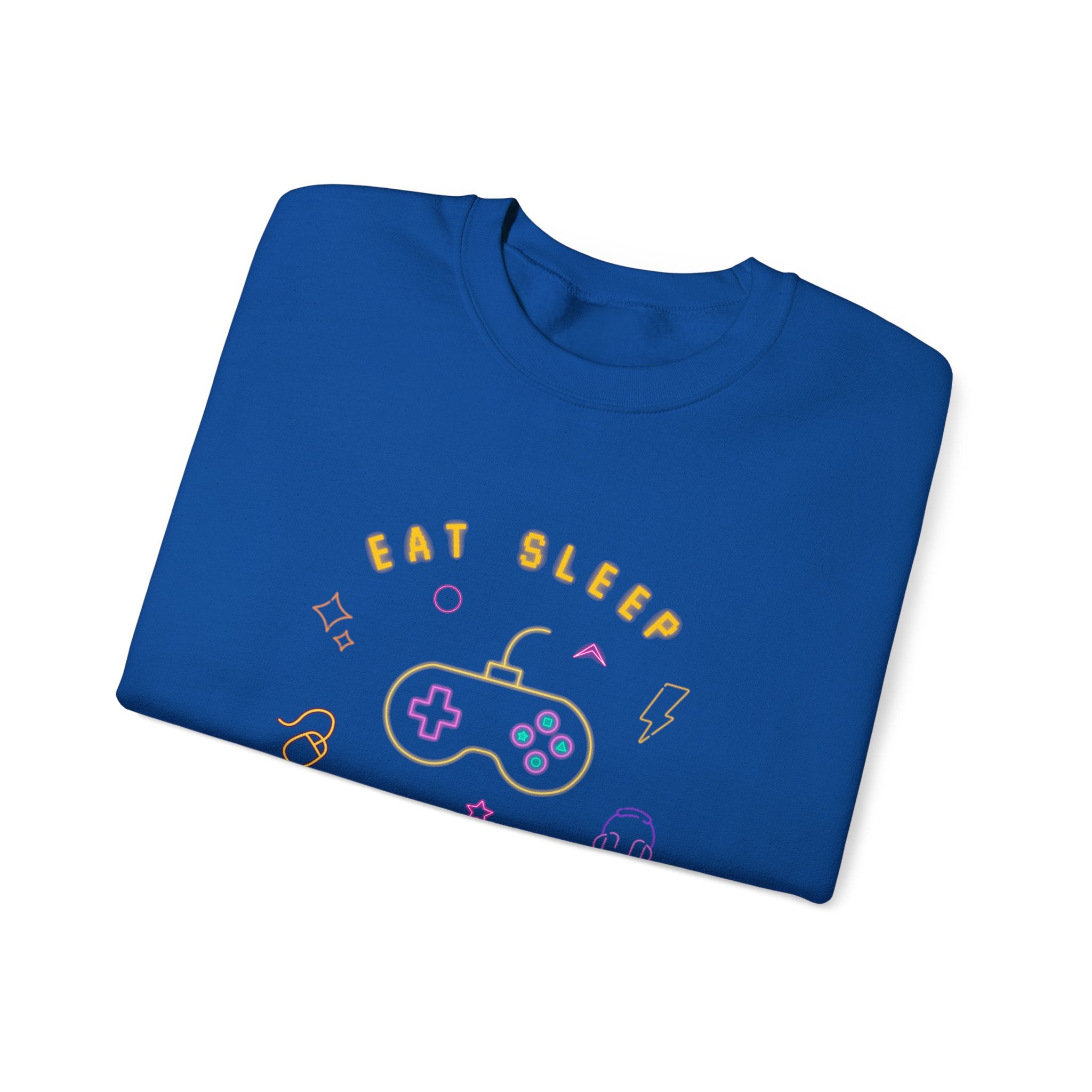 Gamer Crewneck Sweatshirt, Unisex Sweatshirt, Gaming Apparel, Casual Wear, Gifts for Gamers, Game Night Fashion