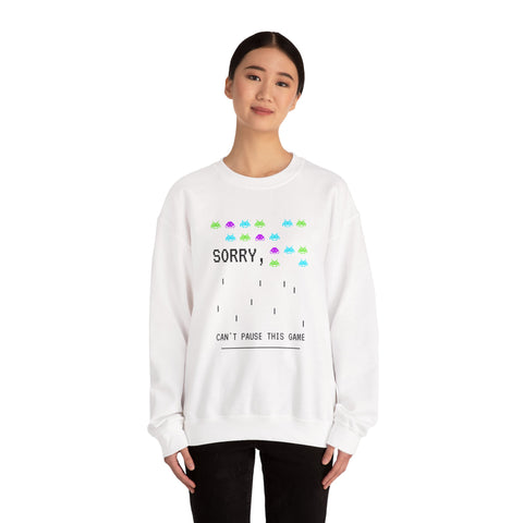 Gaming Humor Sweatshirt, Unisex Crewneck, Video Game Apparel, Casual Wear, Perfect for Gamers