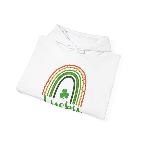 Lucky Rainbow Sweatshirt, Cozy St Patrick's Day Gift, Unisex Hoodie for Spring, Irish Pride Apparel, Comfortable Casual Wear
