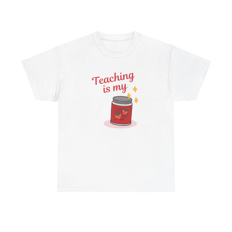 Teaching is My Passion Unisex Heavy Cotton Tee, Perfect Gift for Teachers, Back to School, Appreciation Day, Casual Wear, Teaching Tee