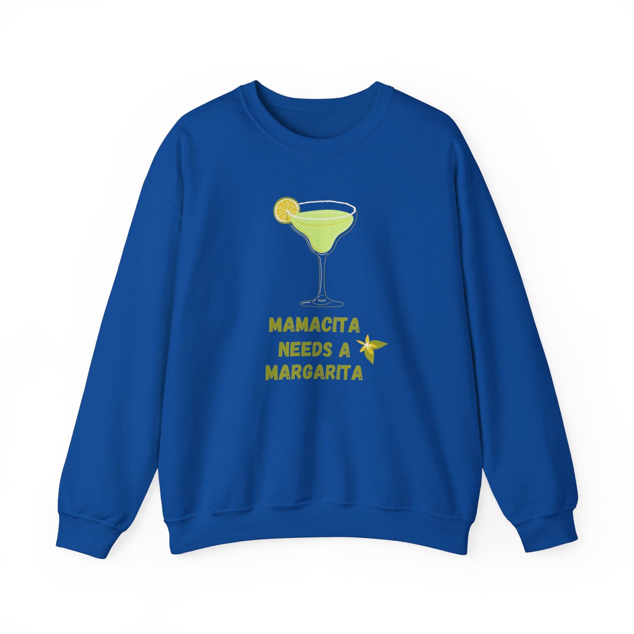 Margarita-Themed Sweatshirt, Cozy Gift for Party Lovers, Perfect for Birthdays, Casual Wear, Fun Night Out, Unisex Heavy Blend™