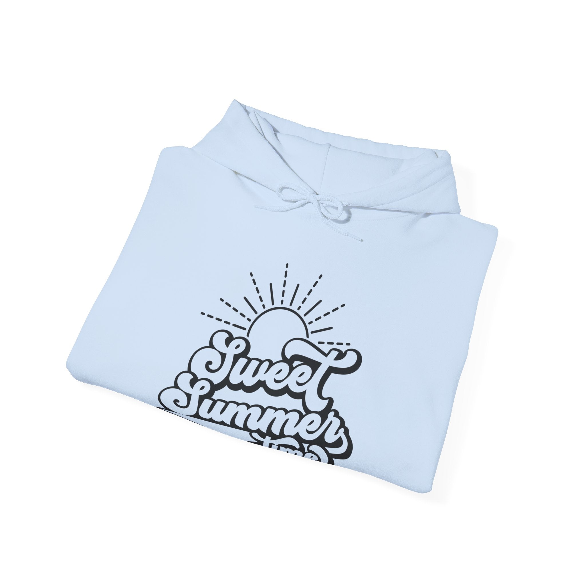 Sweet Summer Vibes Unisex Hooded Sweatshirt, Cozy Summer Hoodie, Beachwear, Summer Chill Sweatshirt, Gift for Beach Lovers, Casual Everyday
