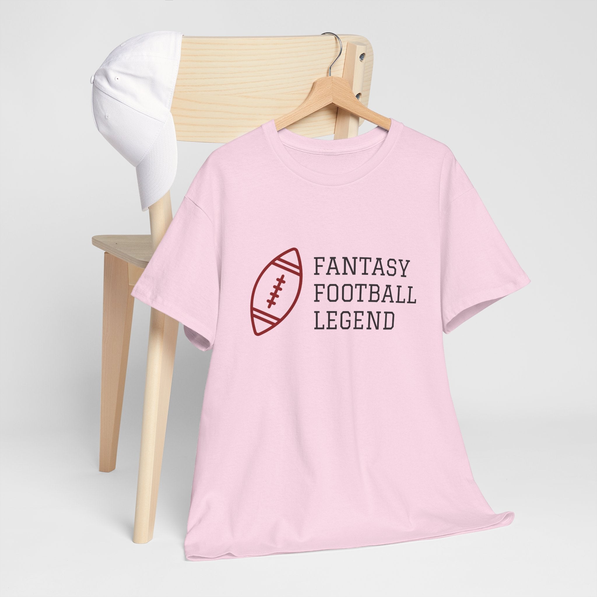 Fantasy Football Legend Unisex Heavy Cotton Tee, Gift for Football Fans, Sportswear, Casual Tee, Football Season Apparel