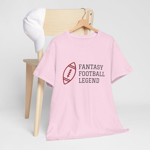 Fantasy Football Legend Unisex Heavy Cotton Tee, Gift for Football Fans, Sportswear, Casual Tee, Football Season Apparel