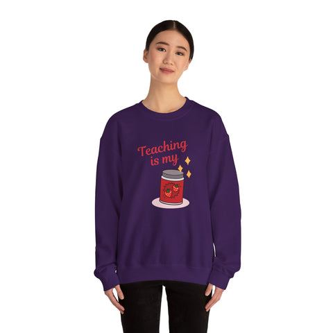 Teaching is My Passion Crewneck Sweatshirt, Gift for Teachers, Education Apparel, Cute Teacher Sweatshirt, Back to School Outfit