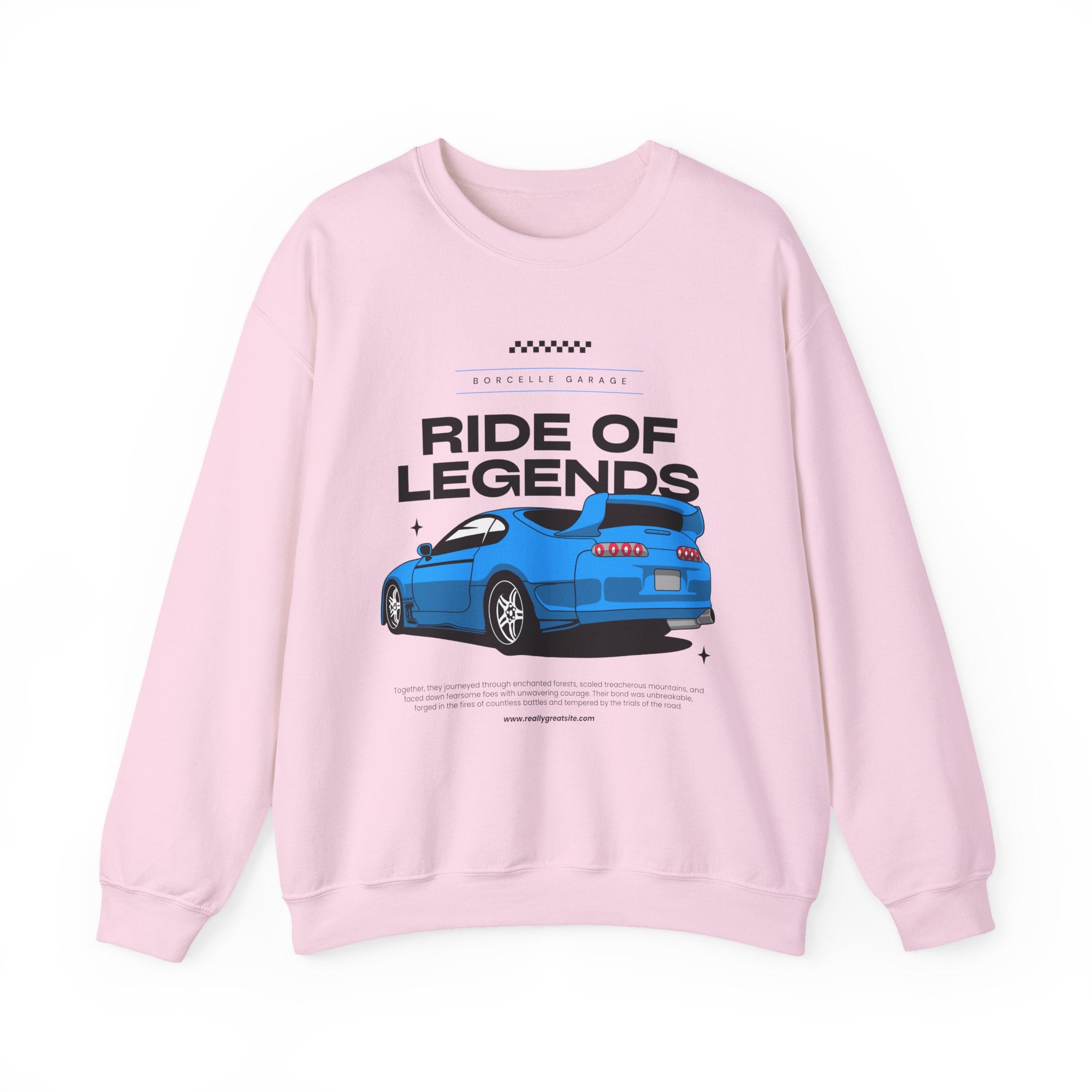 Ride of Legends Unisex Heavy Blend™ Crewneck Sweatshirt, Casual Car Sweatshirt