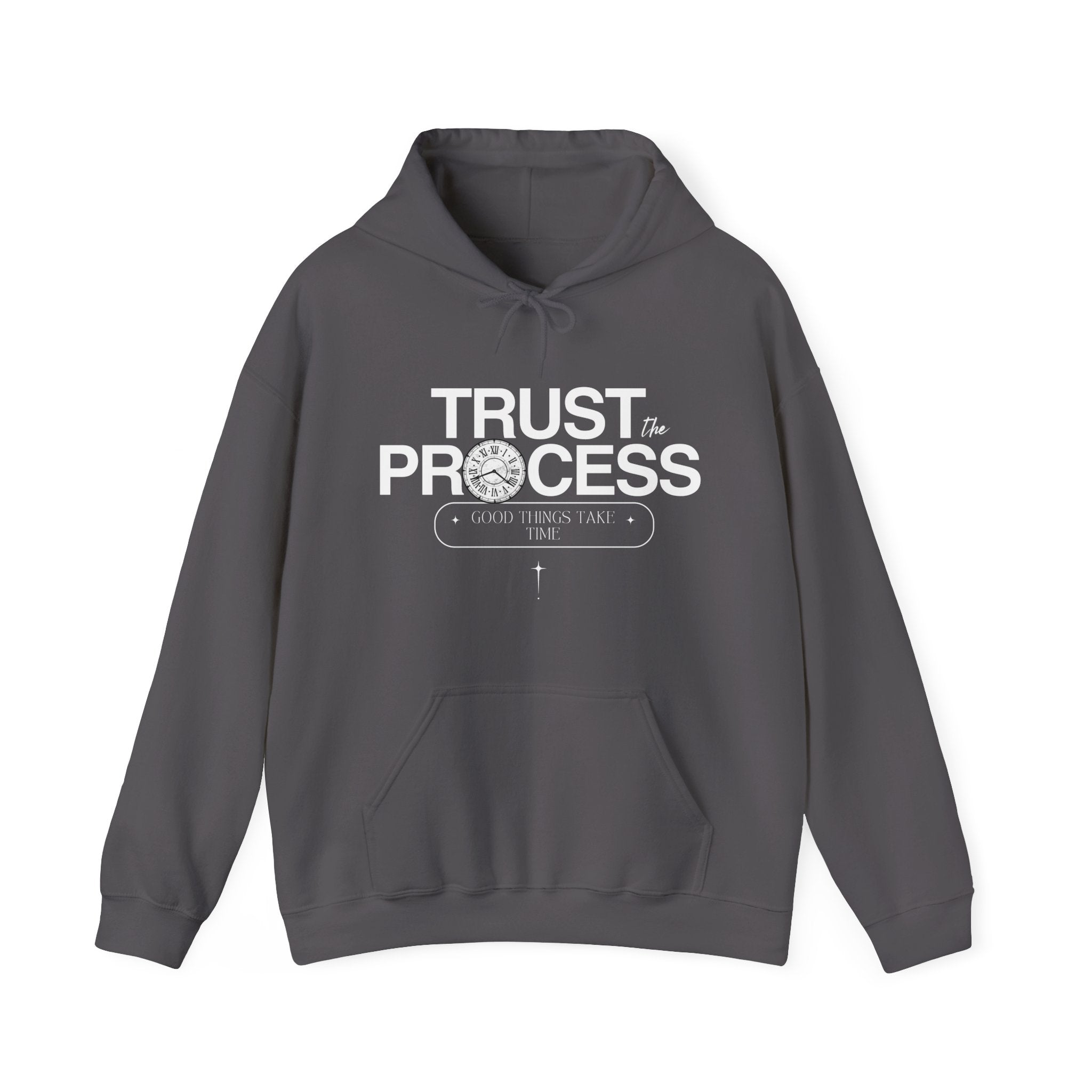 Trust the Process Hoodie, Motivational Sweatshirt, Unisex Cozy Sweatshirt, Gift for Him or Her, Inspirational Apparel