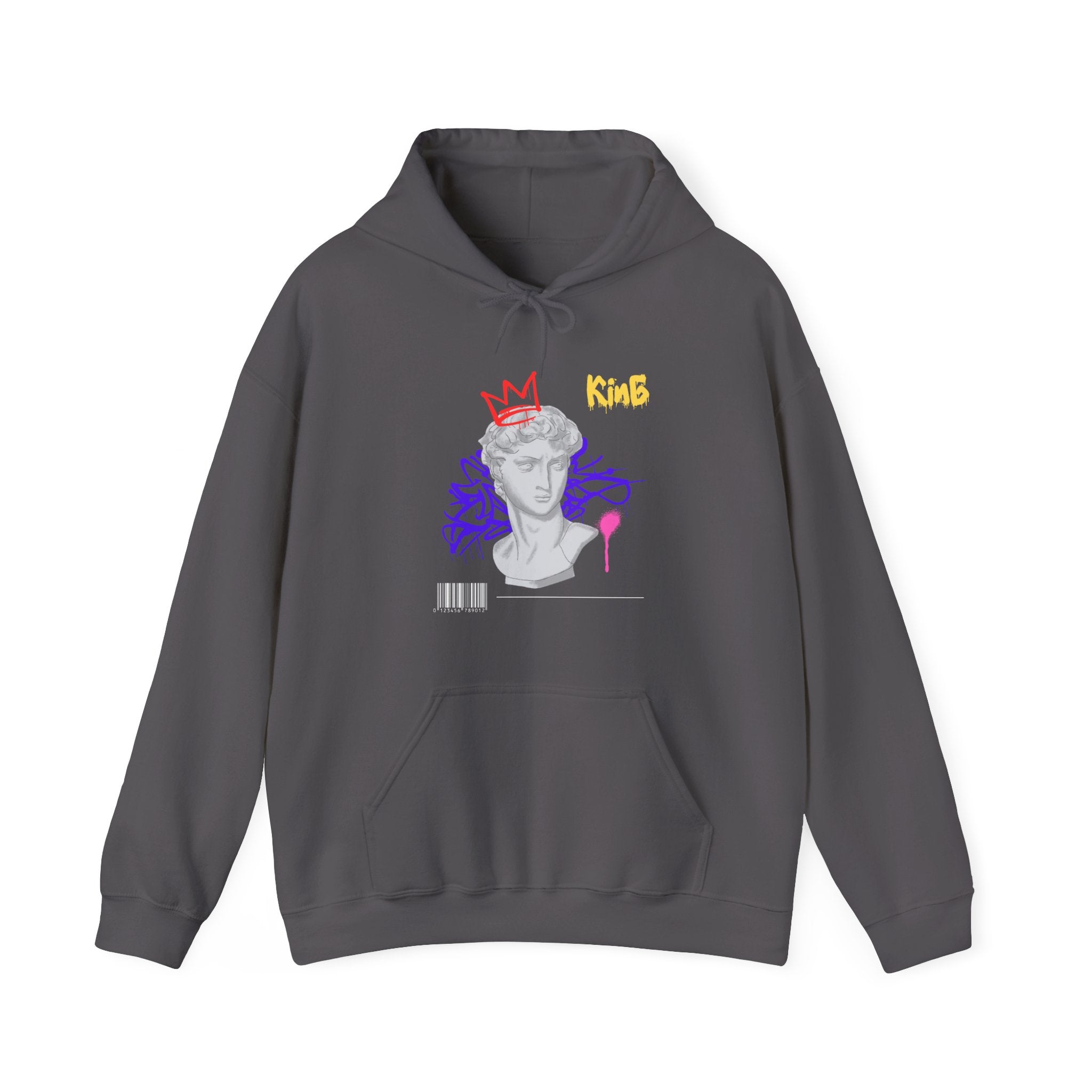 Artistic Hooded Sweatshirt, Unisex Hoodie, Graphic Sweatshirt, Trendy Streetwear