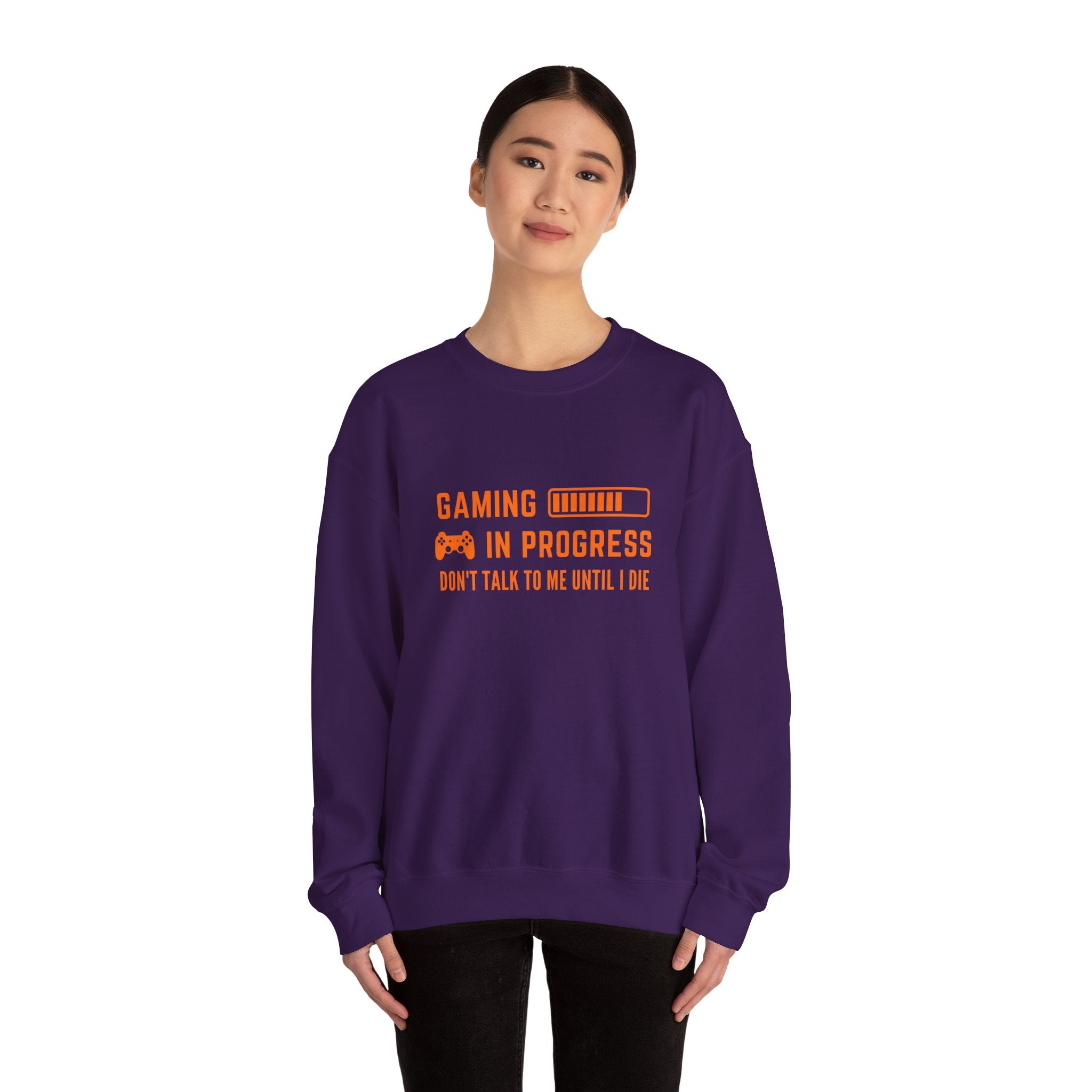 Gaming In Progress Sweatshirt - Unisex Heavy Blend™ Crewneck for Gamers